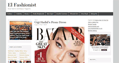 Desktop Screenshot of elfashionist.com